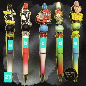 Colorful Cartoon Character Pens